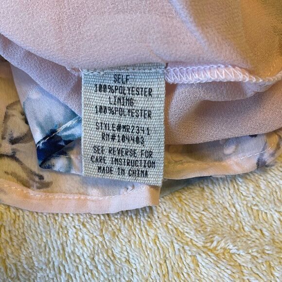 ANTHROPOLOGIE MOON RIVER Ruffle Cold Shoulder Floral Pink MIDI Dress.Size S - Picture 14 of 15